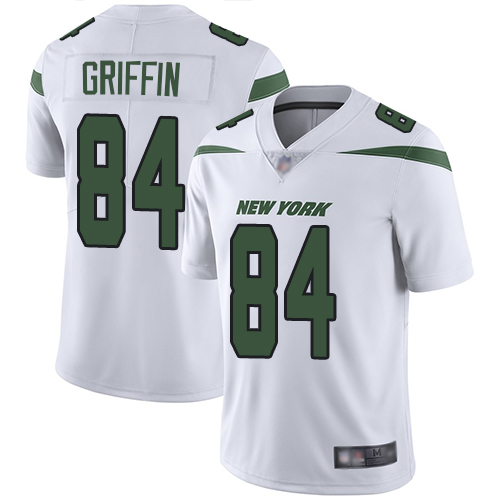 New York Jets Limited White Youth Ryan Griffin Road Jersey NFL Football #84 Vapor Untouchable->youth nfl jersey->Youth Jersey
